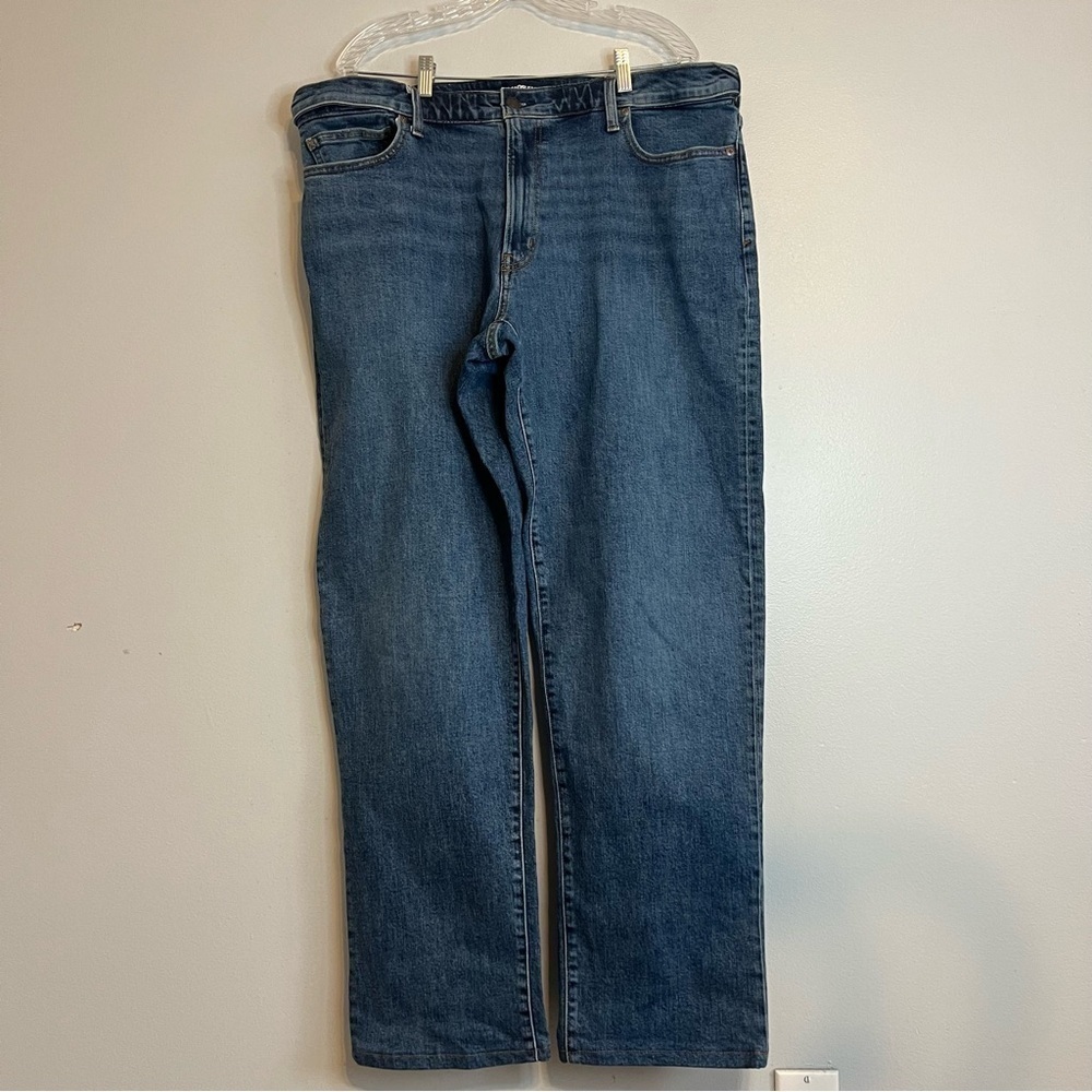 Lands' End Square Rigger Jeans 42x33 Traditional Fit Workwear Denim Thick